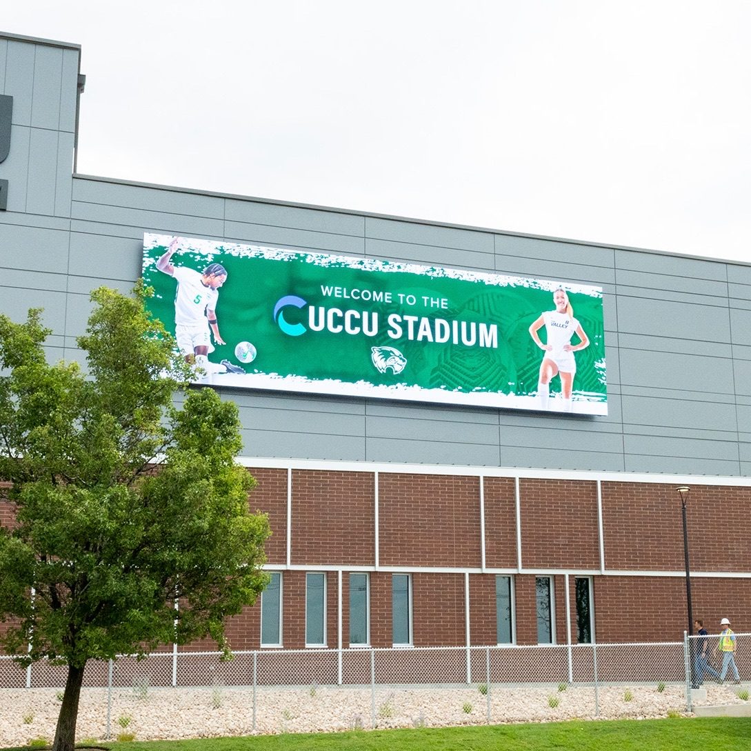 UCCU Stadium billboard